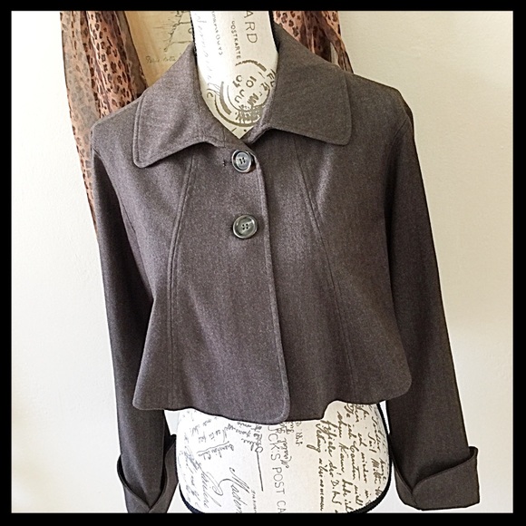 Jackets & Blazers - Shin Choi Cropped Cuffed Wool Jacket 6